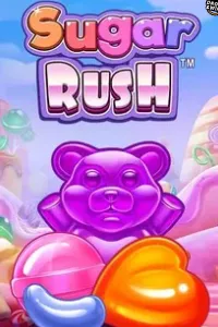 Färgglatt godistema med tumbling reels och free spins
