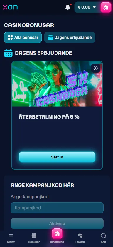 Tillgängliga kampanjer