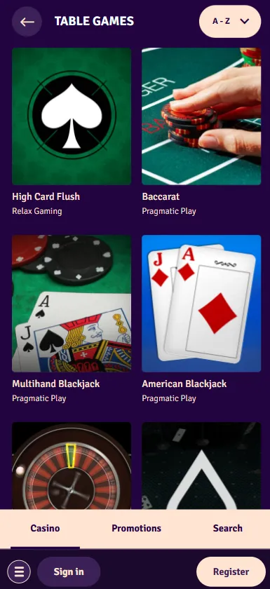 Klassiska casinospel på nätet