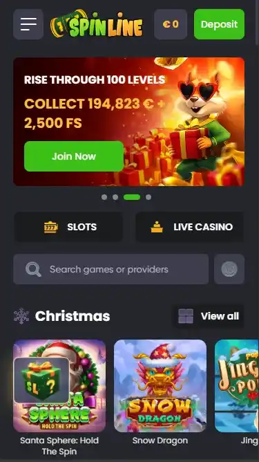 Spinline Casino mobil